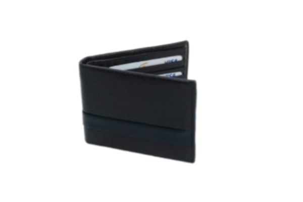 Men's Black Leather Wallet