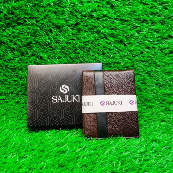 Men's Black Leather Wallet - Image 2