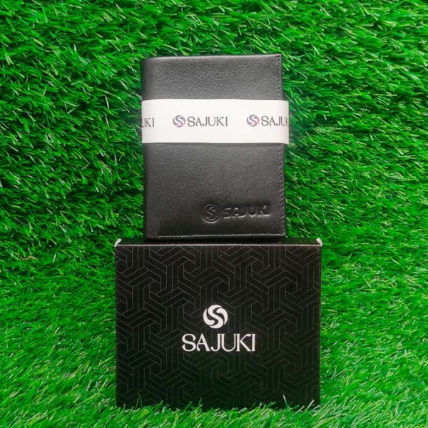 Classic Black Leather Wallet - Image 2