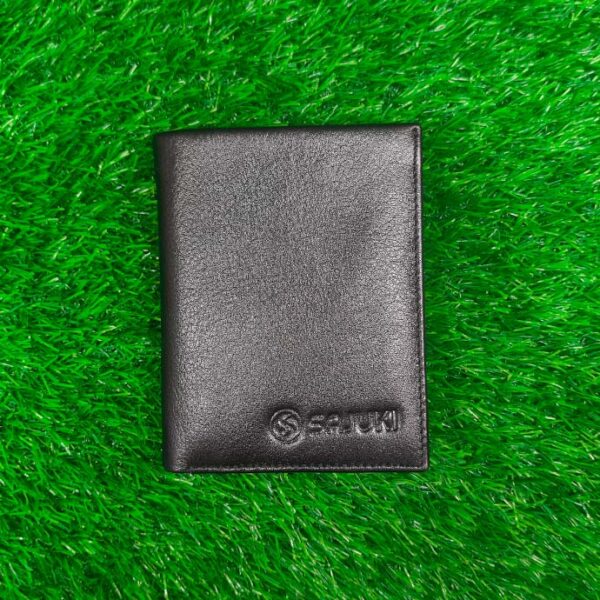 Classic Black Leather Wallet - Image 6